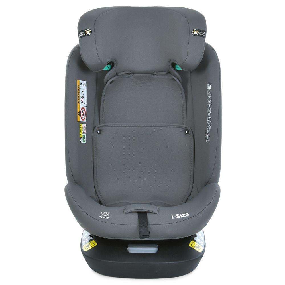 Автокрісло від народження El Camino ME 1188 i-HOLD i-SIZE R129 з поворотом на 360° до 150 см Shadow Gray (2763045294) - фото 8