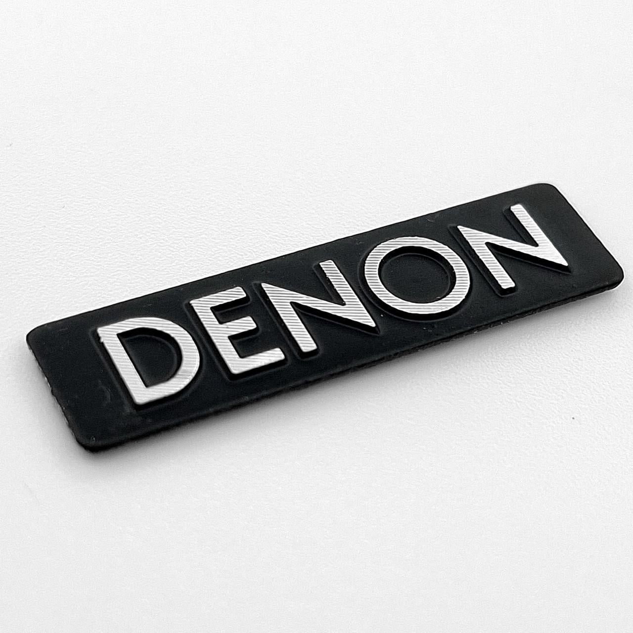 Емблема Denon на сітку динаміка 3,9х0,9 см (2795717320)