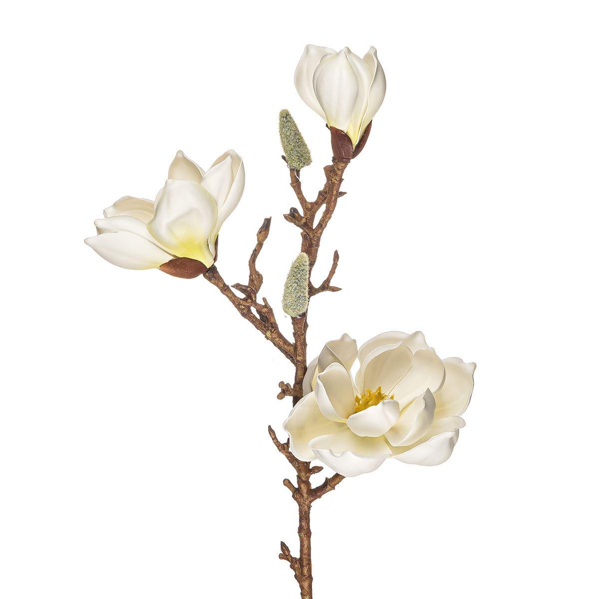 Искусственная магнолия древовидная Indigo Lux 72 см Белый (135-1)