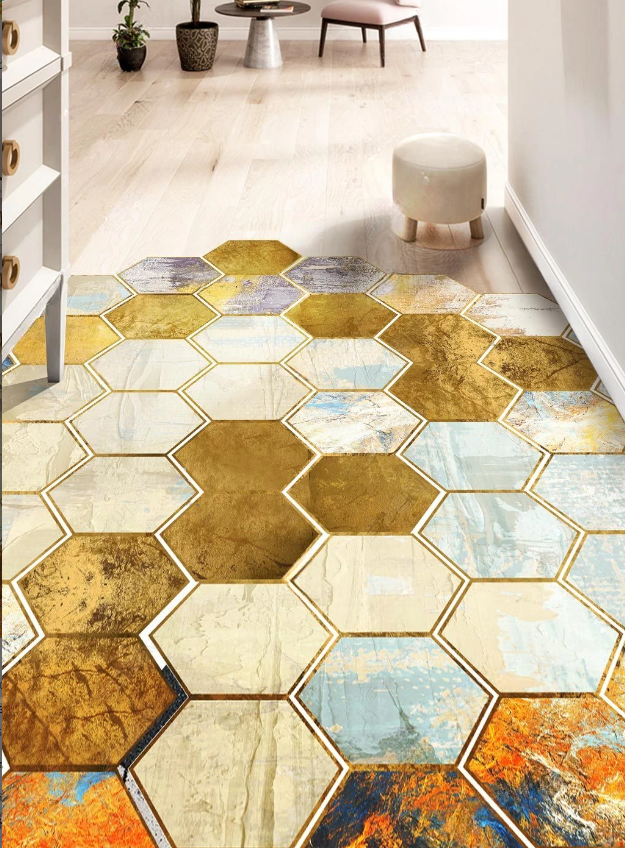 Грязезащитный коврик придверный Bright Harmony ПВХ 40х60 см (KRS027)