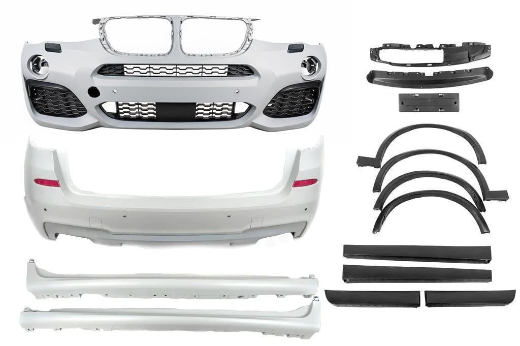Обвес полный GBT M-Tech 2014-2018 для BMW X3 F25 2011-2018 abs-пластик Обвес полный GBT M-Tech 2014-2018 для BMW X3 F25 2011-2018 abs-пластик