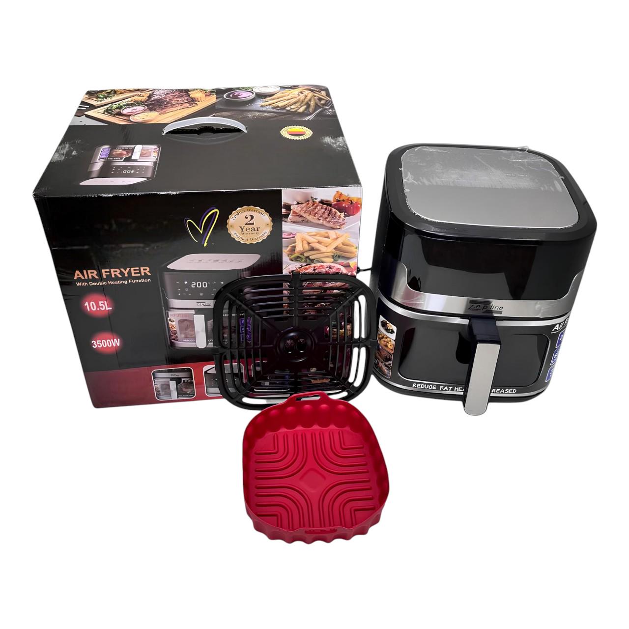 Аерогриль-фритюрниця для дому Zepline ZP-109A з терморегулятором та 8 автоматичними програмами 3500 Вт 10,5 л (є291) - фото 6