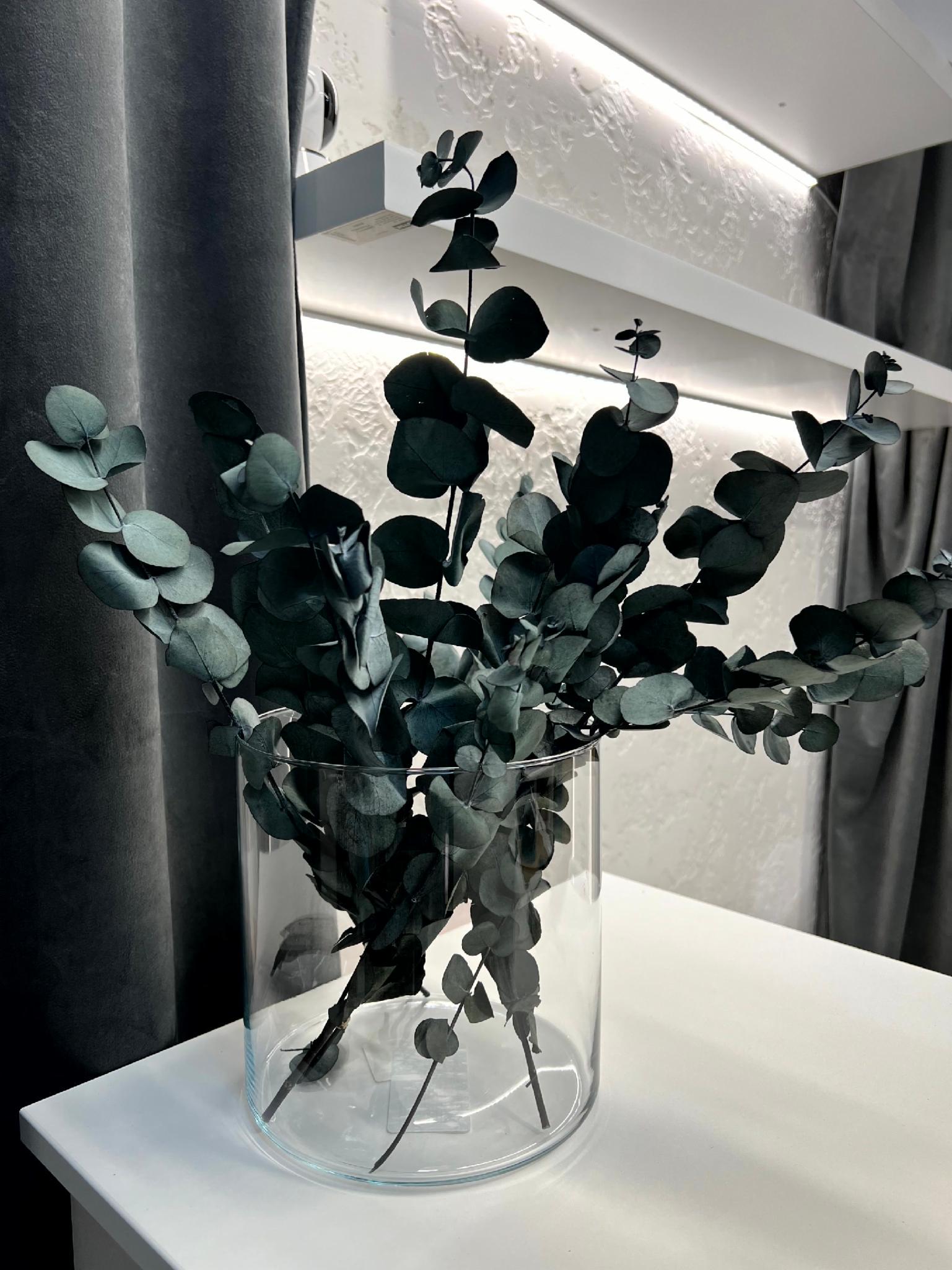 Ваза стеклянная цилиндр h 15 см d 15 см - фото 3 Ваза стеклянная цилиндр h 15 см d 15 см - фото 3