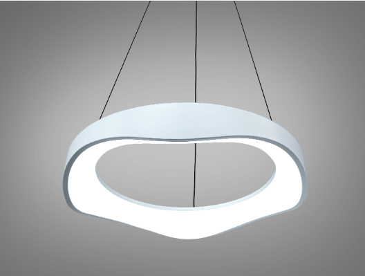 Люстра подвесная LED 36 Вт Белый (0471A WH)