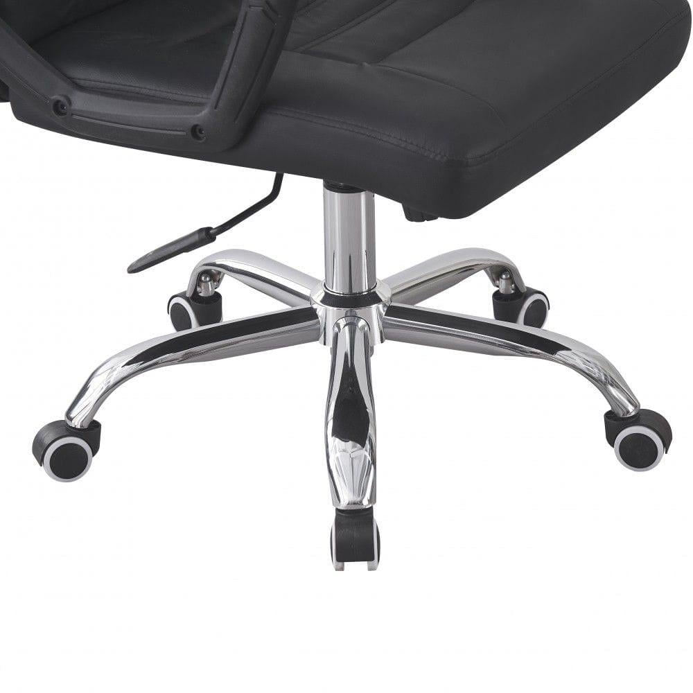 Офисное кресло на колесах Черный (368175) - фото 4