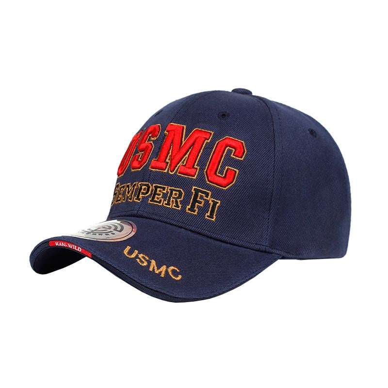 Мужская бейсболка Han-Wild USMC Blue кепка для мужчин