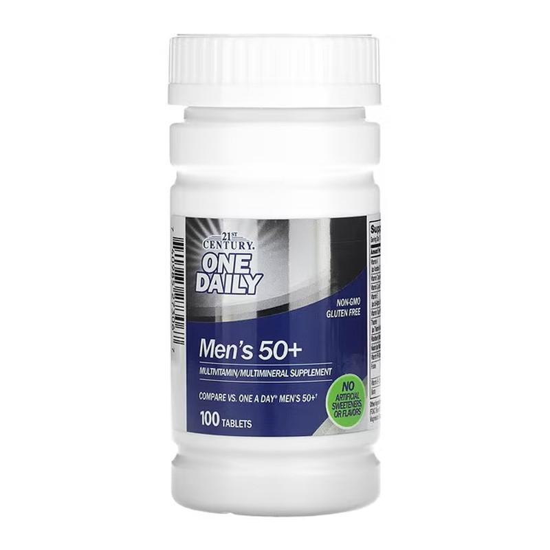 Вітаміни та мінерали для чоловіків 21st Century One Daily Multivitamin for Men’s 50+ 100 капс. (11223-01)