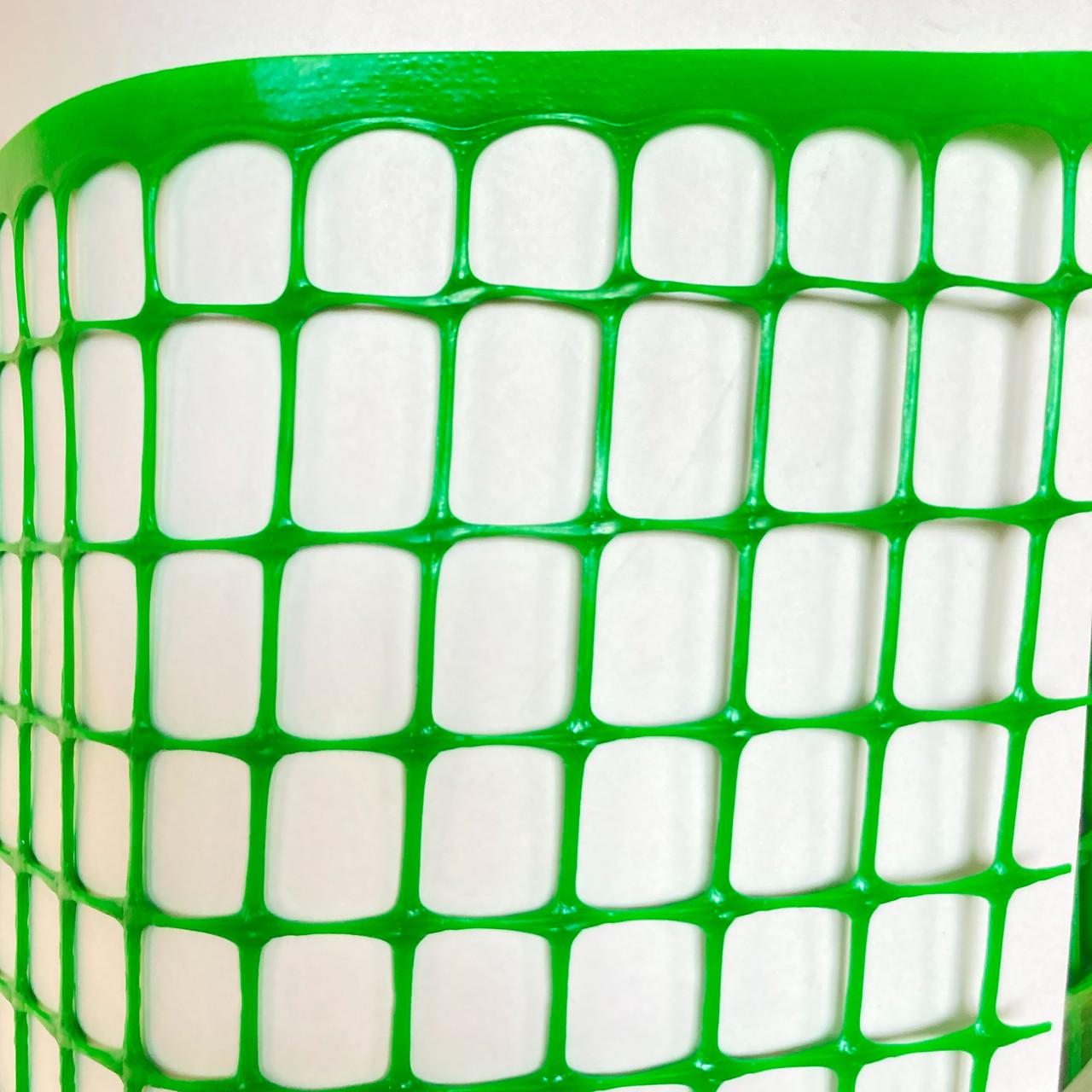 Сетка пластиковая для забора AgroStar 1х20 м квадратный глазок 10х10 мм Светло-зеленый (71-990)