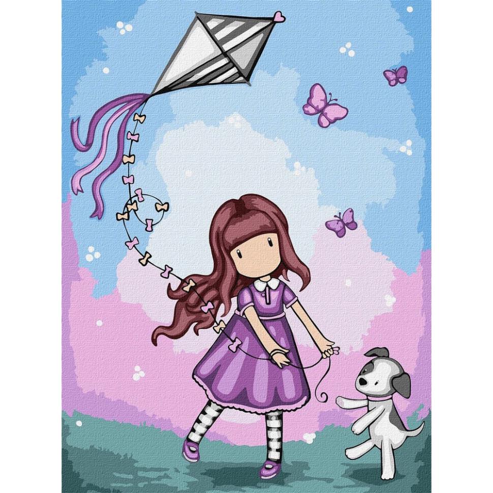 Картина по номерам Ideyka Don't Fly Away Santoro Gorjuss Collection 30x40 см Разноцветный (PM-194-K-1722)