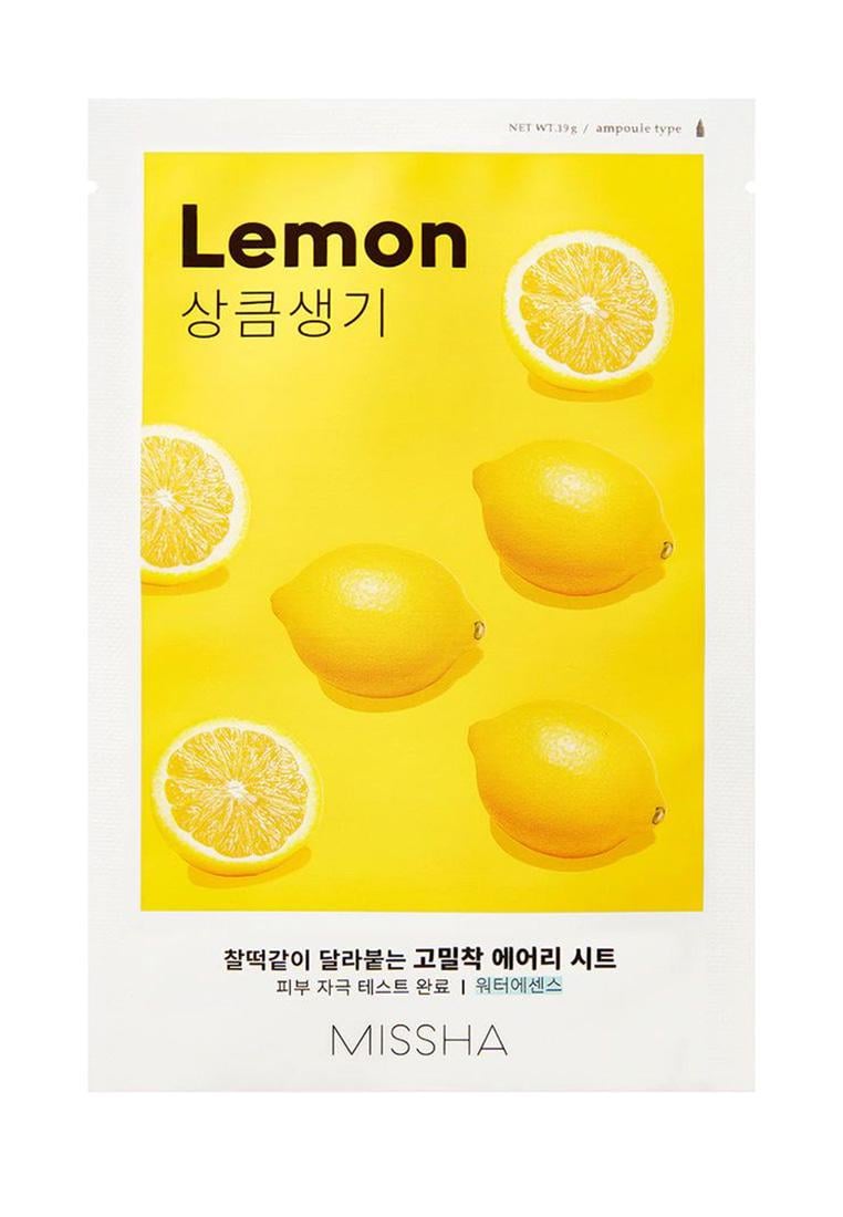 Маска для лица MISSHA Airy Fit Lemon Лимон 19 г (459287)