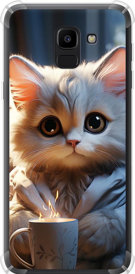 Чехол на Samsung Galaxy J6 2018 White cat (5646sp-1486-42517) Чехол на Samsung Galaxy J6 2018 White cat (5646sp-1486-42517)