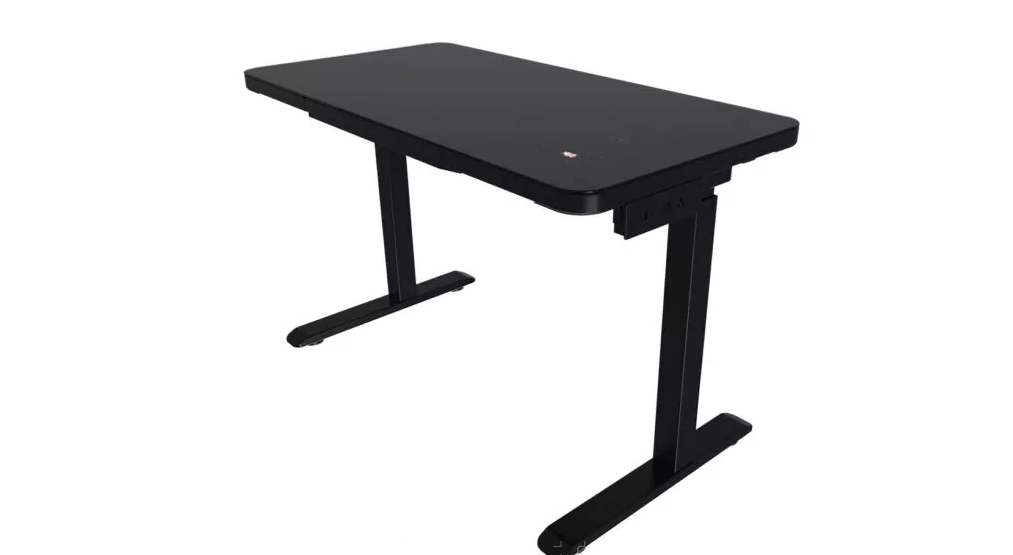 Стіл Monotable Nice Desk зі скляною стільницею Black (mt00174) - фото 2