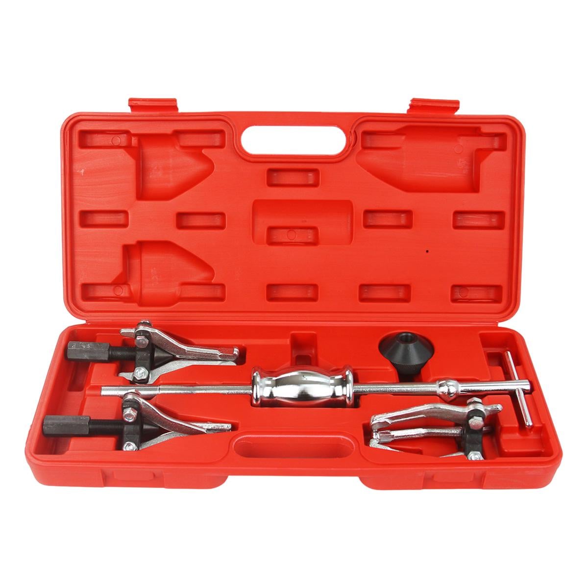 Комплект съемников для подшипников Mar-Pol M06021 с чемоданом 15-80 мм Красный