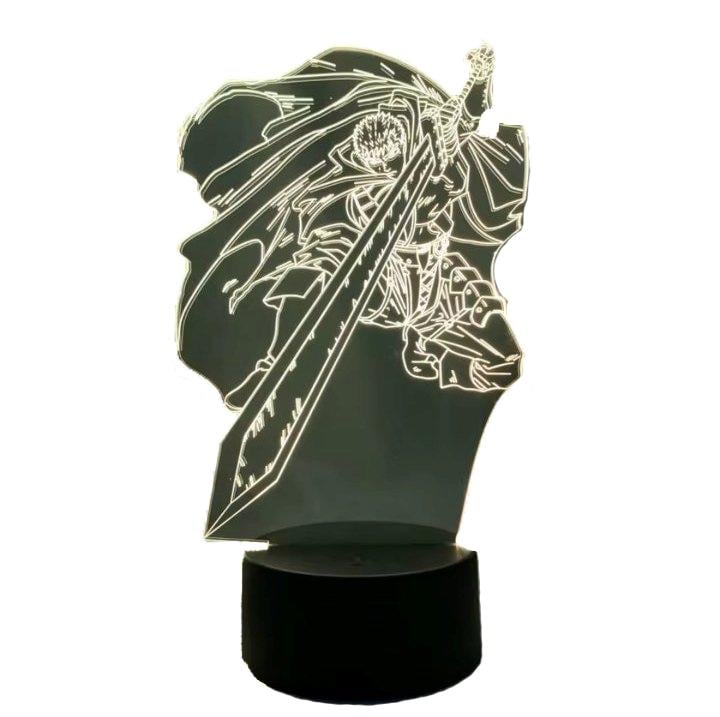 Ночник светильник Аниме Гатс Берсерк Черный Мечник 3D 7 цветов (1036-01) Ночник светильник Аниме Гатс Берсерк Черный Мечник 3D 7 цветов (1036-01)