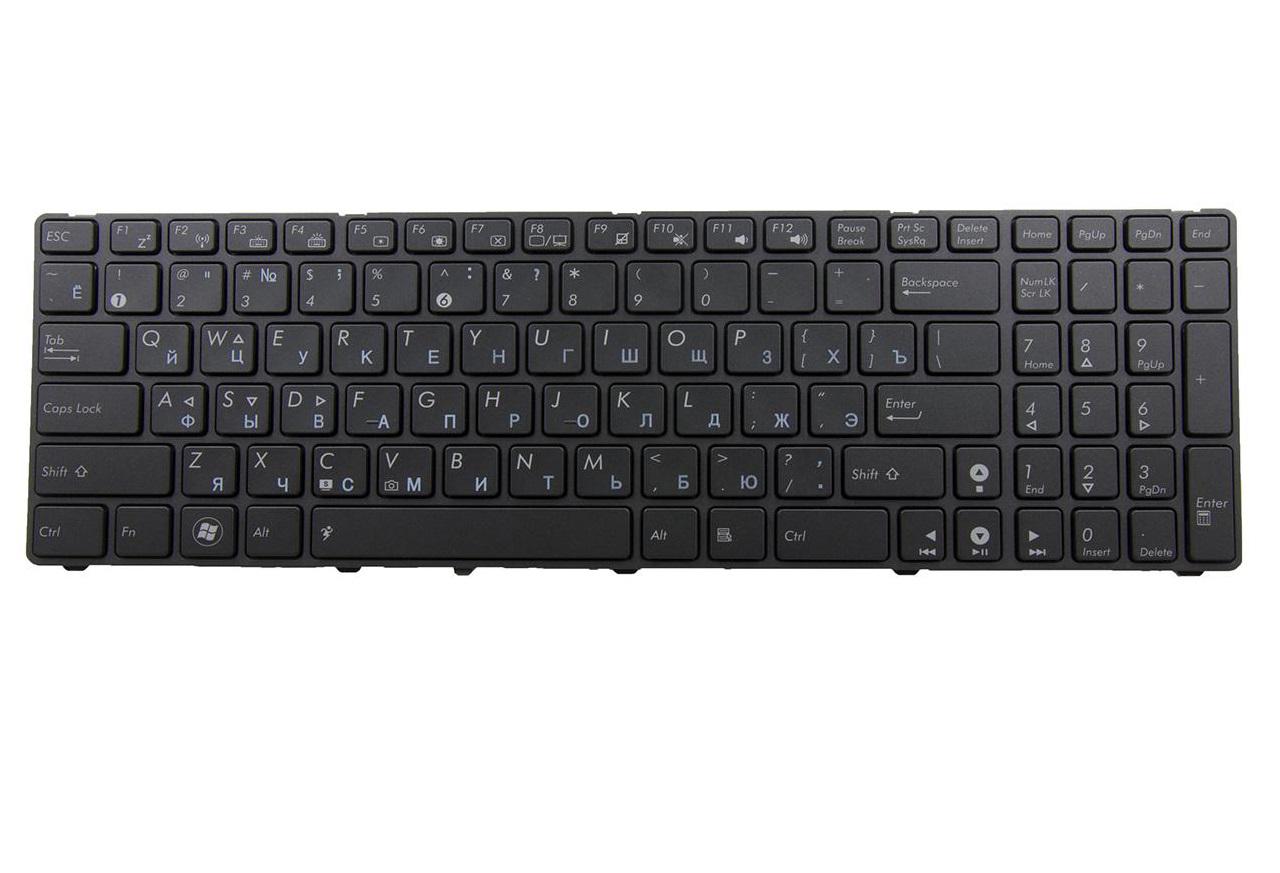 Клавиатура для ноутбука Asus R704 R704VB с подсветкой клавиш матовая (04GNV32KRU00)