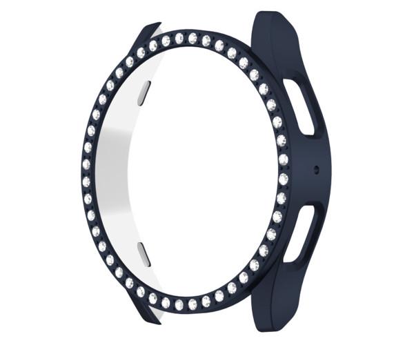 Чехол защитный с камешками для Samsung Galaxy Watch 7 40 мм Синий