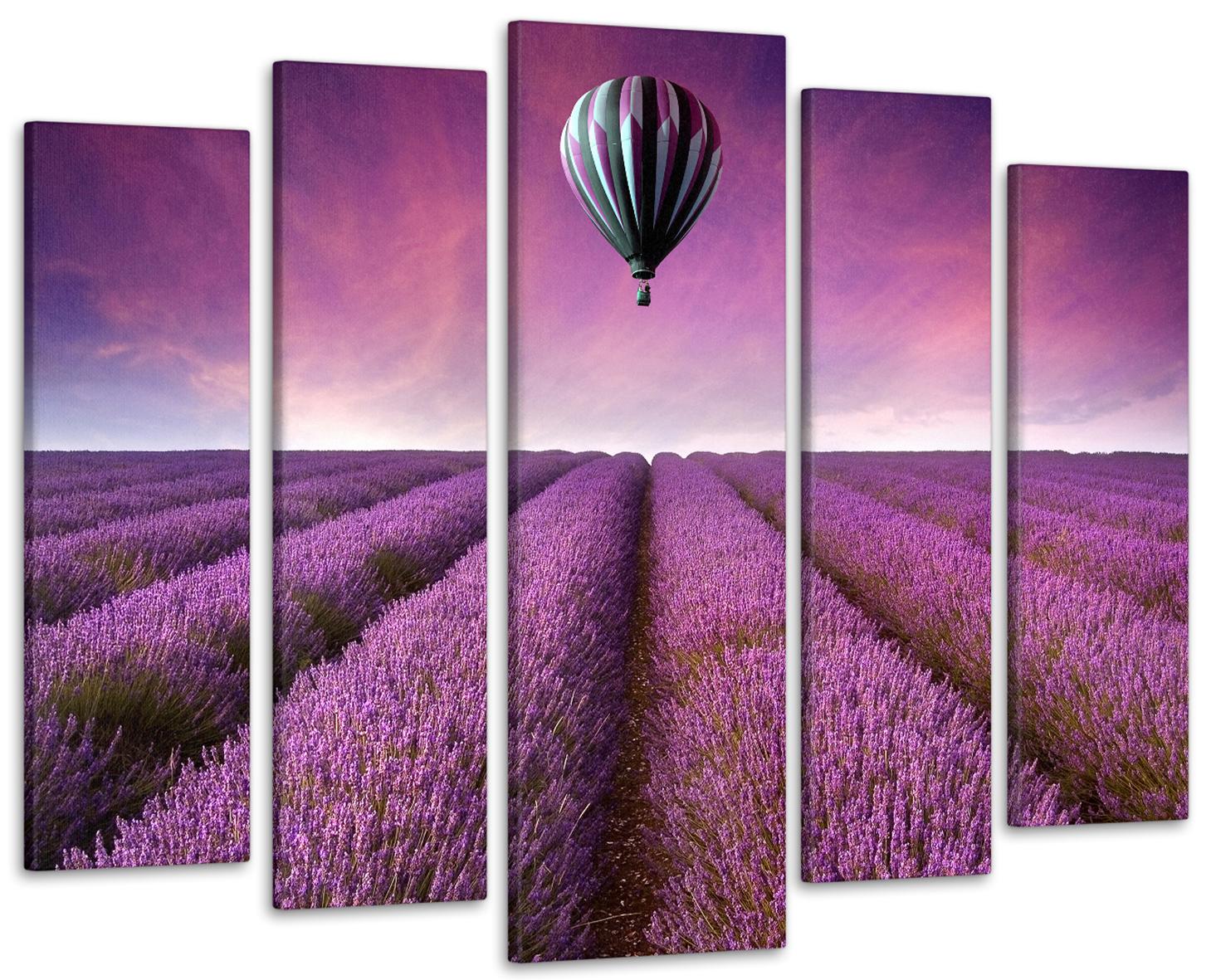 Картина модульная Поле лаванды 110х160 см (Art-280_5)