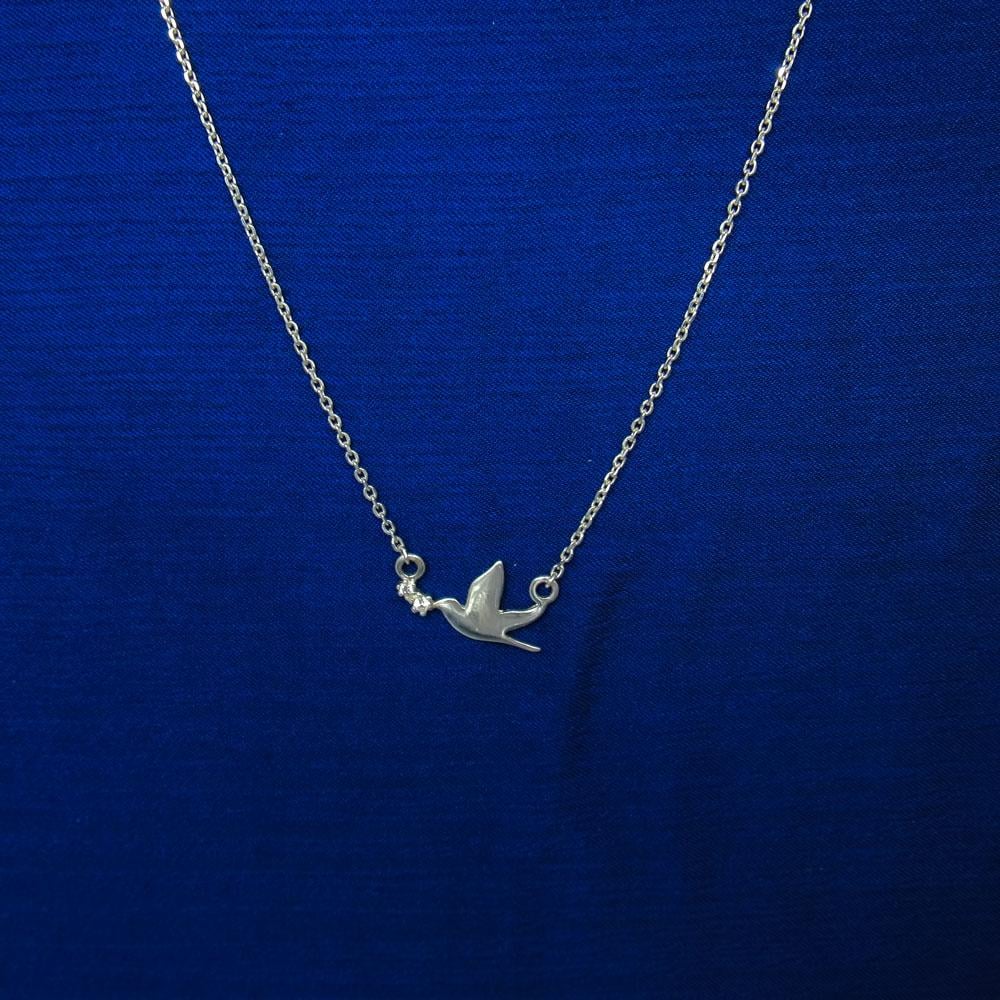 Срібне кольє Голуб птах миру