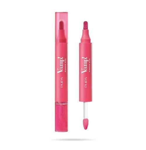 Тінт для губ двосторонній Pupa Vamp Marker Duo Lip Marker&Oil-gloss 006 dragon fruit 1,4Lip marker/oil-gloss 2,6 мл