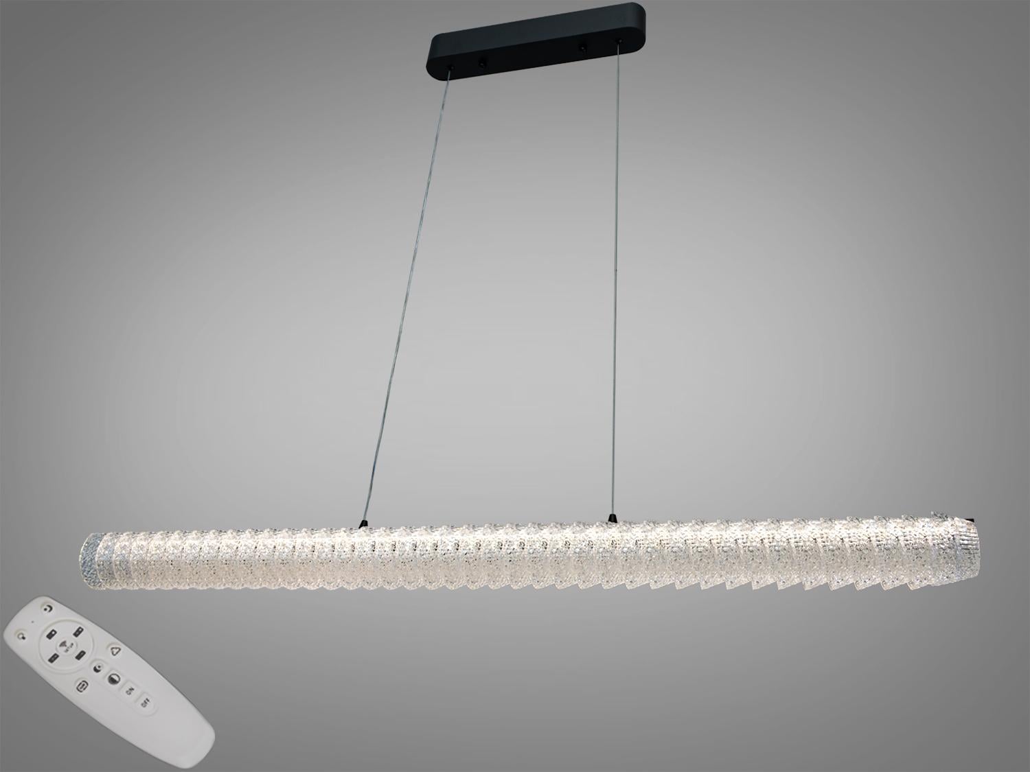 Люстра подвесная LED с пультом 55 Вт Черный (MD25095/1000BK)