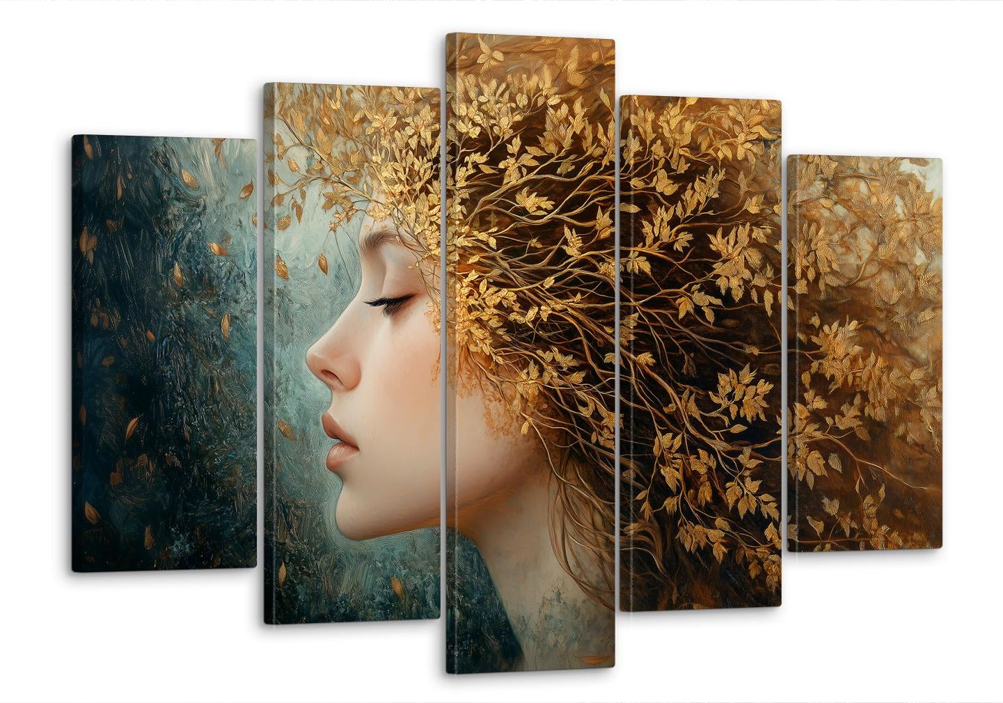 Картина модульная MAKO загадочный взгляд осени 80x125 см (MK50567)