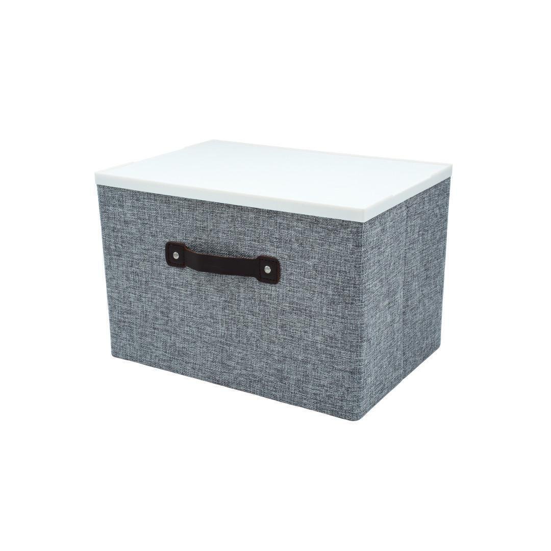 Короб складной Handy Home с пластиковой крышкой 33x23x22 см (EH-02L) Короб складной Handy Home с пластиковой крышкой 33x23x22 см (EH-02L)