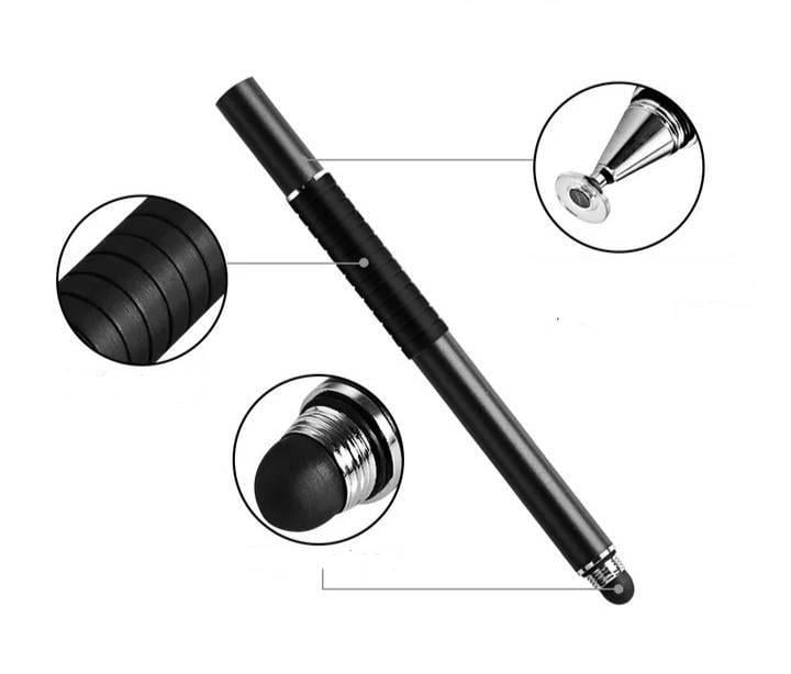 Стилус ємнісний двосторонній для малювання Сірий (00524) - фото 3