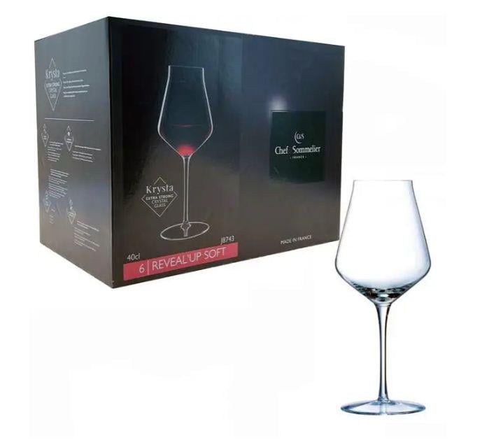 Набор бокалов для вина Chef&Sommelier J8743 Reveal'Up Soft 6 шт. 390 мл