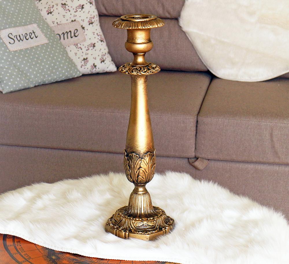 Свічник великий Класика бронза 43 см Гранд Презент 84121 бронза - фото 3 Свічник великий Класика бронза 43 см Гранд Презент 84121 бронза - фото 3