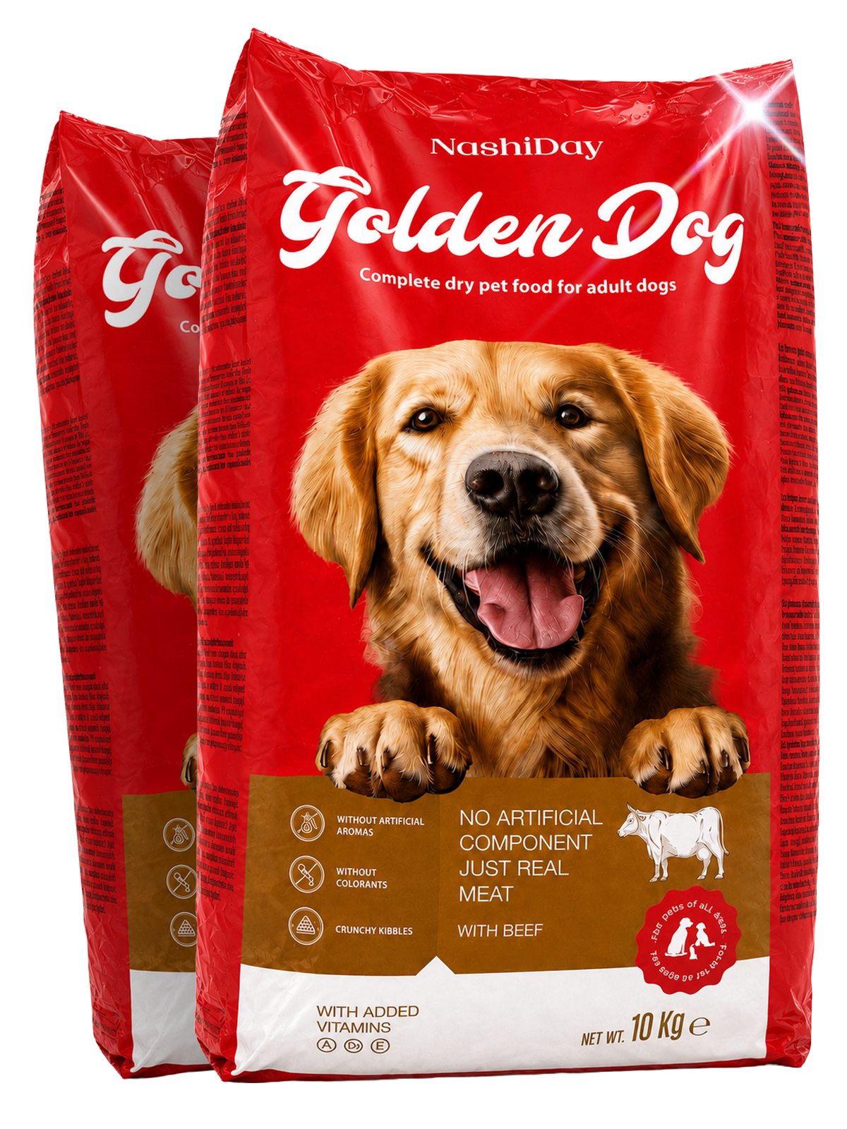 Корм для собак сухой Golden Dog Beef для всех пород со вкусом говядины 20 кг (482740104)