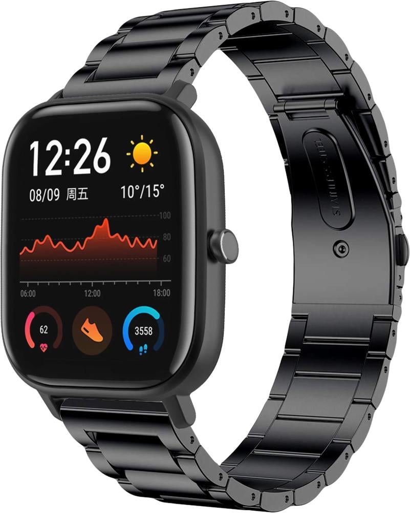 Браслет металлический Shape для Amazfit GTS Black (25306-2B)