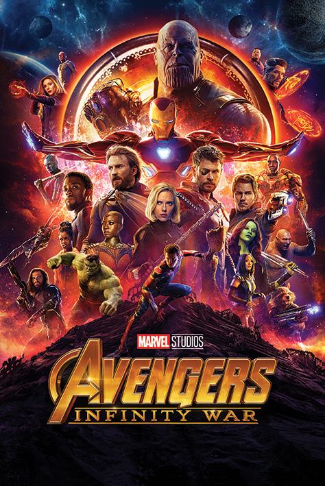 Постер плакат Мстители Война Бесконечности/Avengers Infinity War One Sheet 61x91,5 см