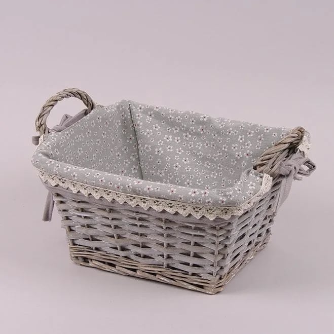 Корзина с тканью Flora (5107)
