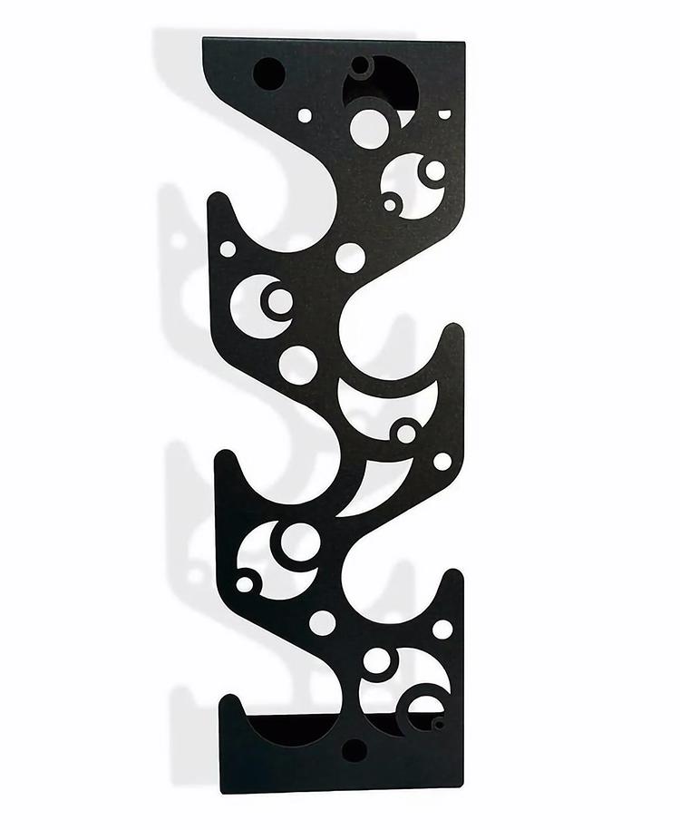 Вішалка вертикальний NC Home Figure з візерунком Чорний (110348) - фото 2 Вішалка вертикальний NC Home Figure з візерунком Чорний (110348) - фото 2