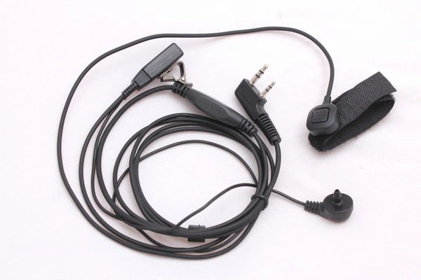 Гарнитура скрытого ношения Mirkit EMC 6 для раций Baofeng/Kenwood с выносной кнопкой на палец