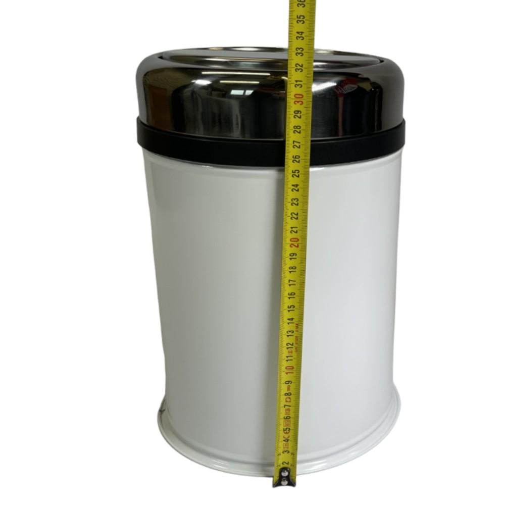 Ведро для мусора с поворотной крышкой MAXIFLOW 8 л Белый (4513.0000В.101.08) - фото 5 Ведро для мусора с поворотной крышкой MAXIFLOW 8 л Белый (4513.0000В.101.08) - фото 5