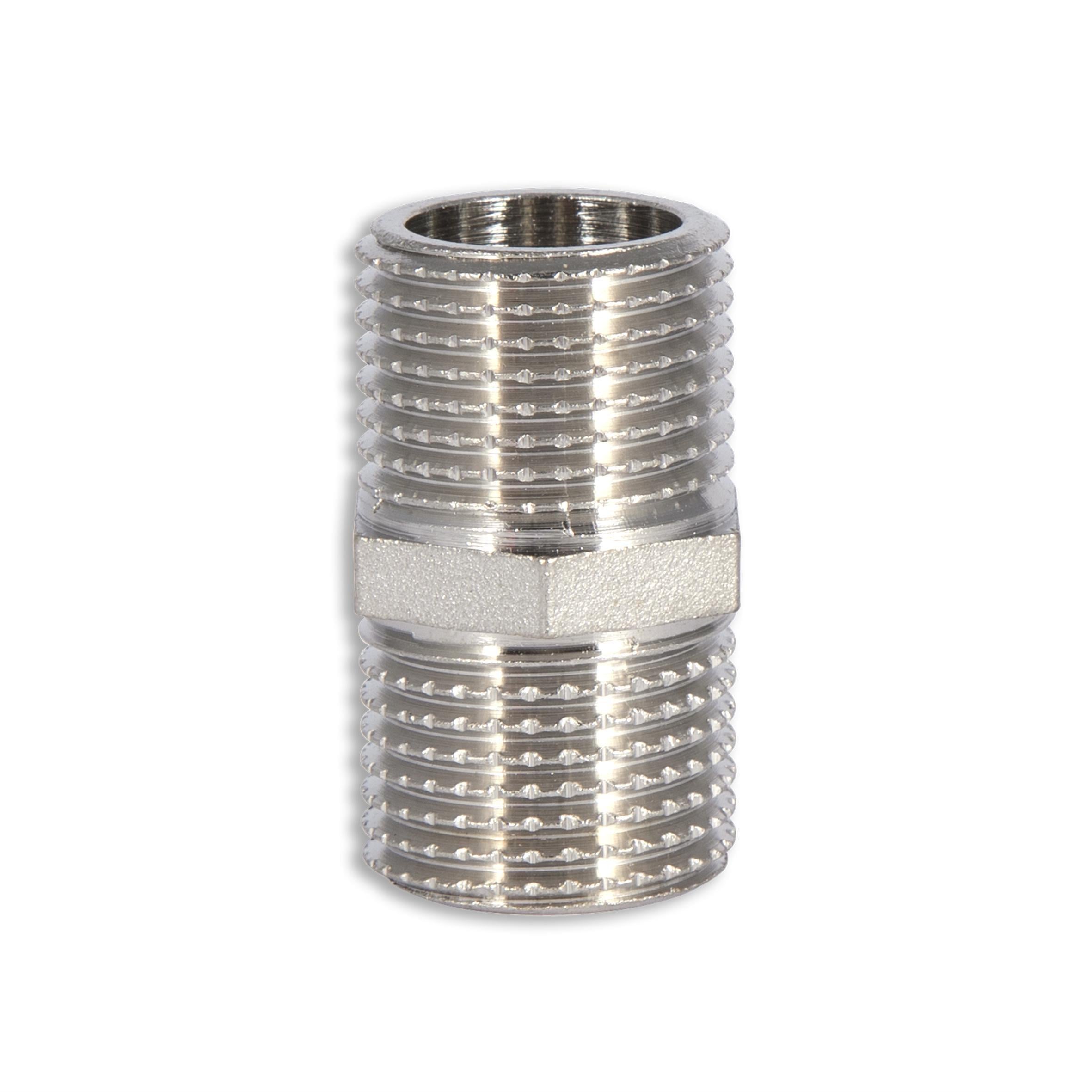 Ниппель удлиненный Thermo Alliance Forte 1/2"ЗЗ никелированный (SF35815L)