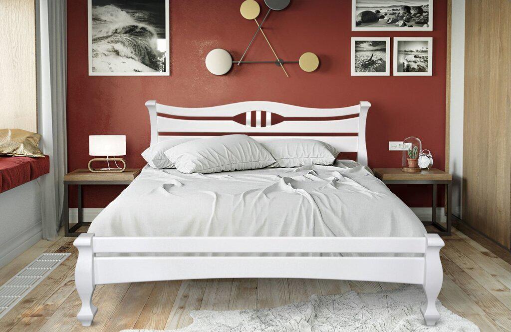 Кровать STEMMA Даллас из дерева сосна 90x200 см Белый