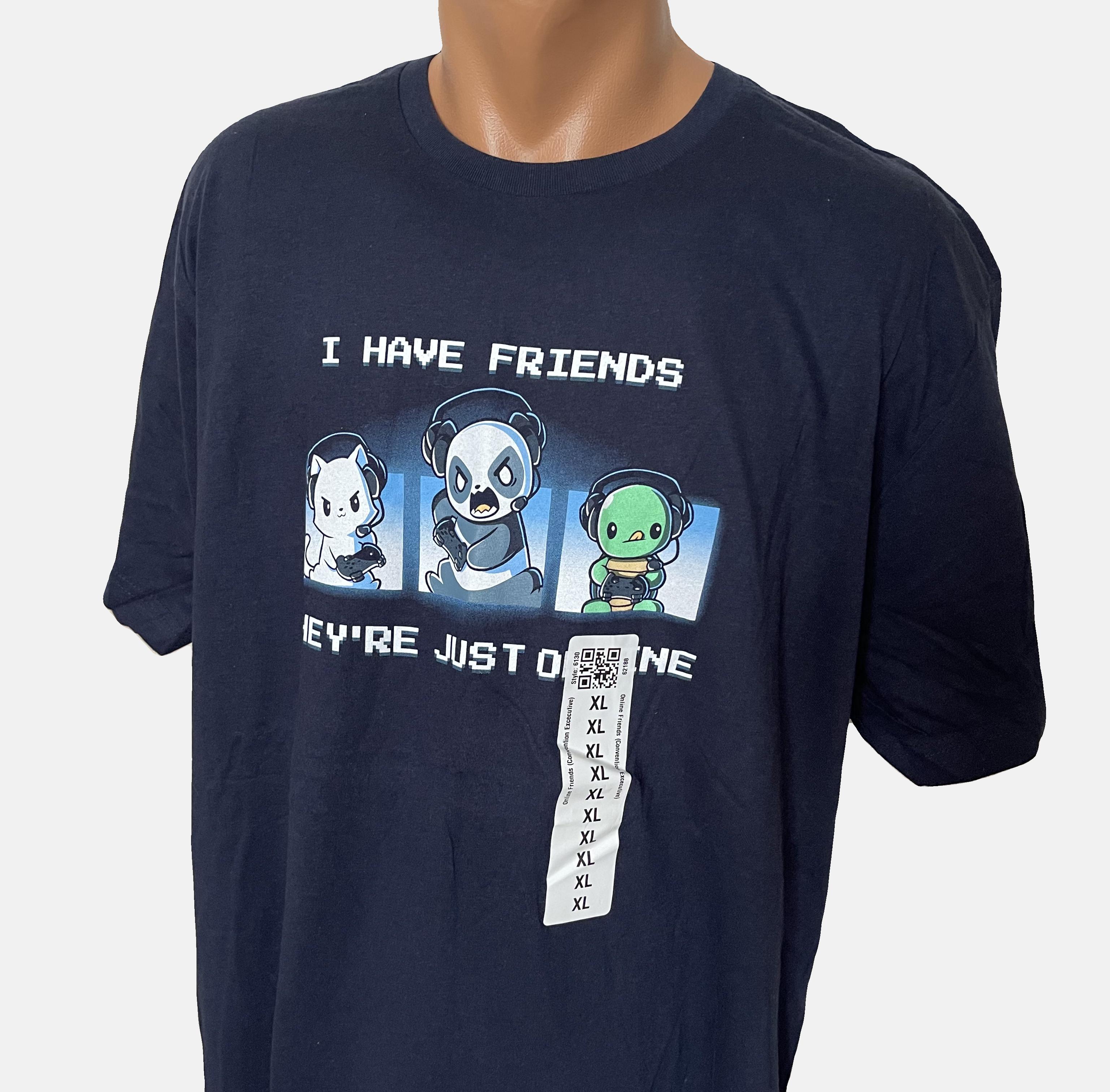 Футболка унісекс TeeTurtle бавовна Темно синій (28307423) - фото 2