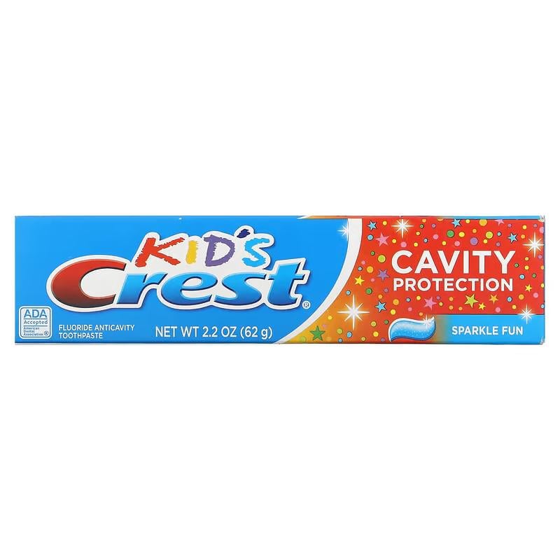 Зубная паста Crest Kids Cavity Protection Fluoride Anticavity Toothpaste Sparkle Fun 62 g