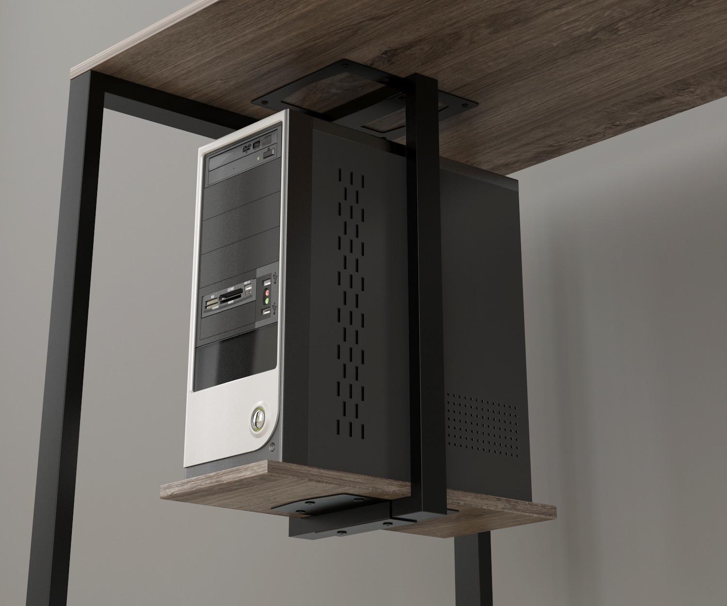 Держатель системного блока Loft Design SB-1 Дуб Палена/Черный (12517640)