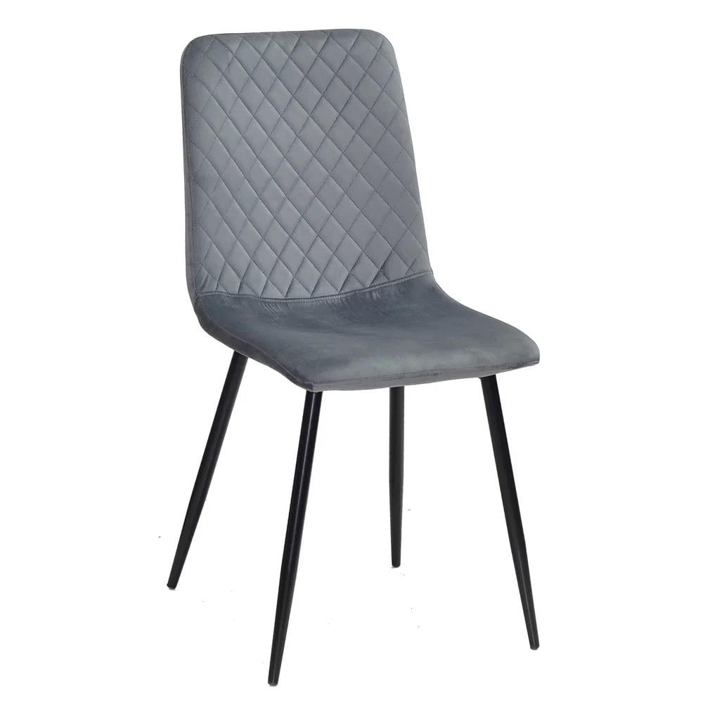 Стул Intarsio PERLA Черный/Серый