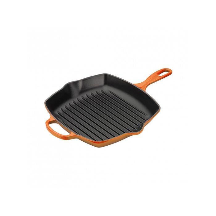 Сковорода-гриль Le Creuset Квадрат 26 см чавун Помаранчевий (2501438)
