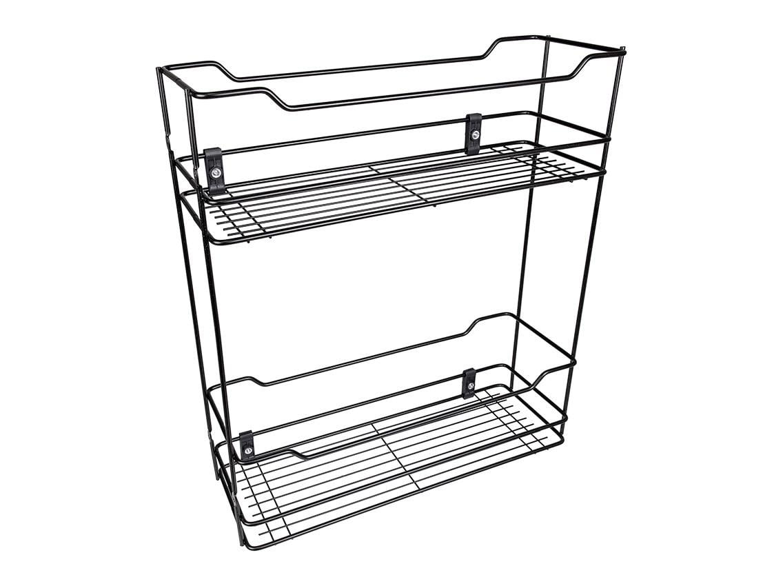 Карго фасад боковое крепление без направляющих Giff UA 2 полки 150 мм Антрацит (108430)