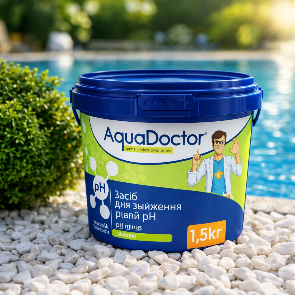 Средство для понижения уровня pH AquaDoctor pH minus 1,5 кг