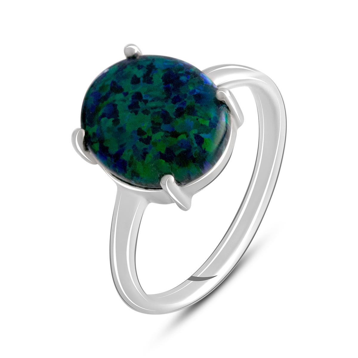 Кольцо серебряное с опалом 1,875 ct 2,17 г р. 18,5 (2125709) Кольцо серебряное с опалом 1,875 ct 2,17 г р. 18,5 (2125709)