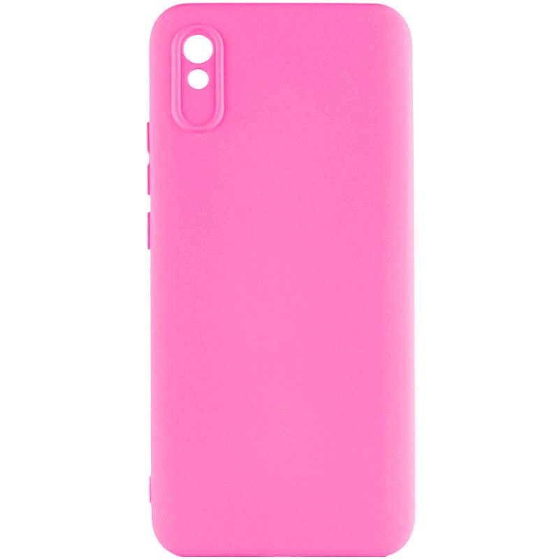 Противоударный чехол Silicone Cover Lakshmi Full Camera (AAA) для Xiaomi Redmi 9A Розовый / Barbie pink
