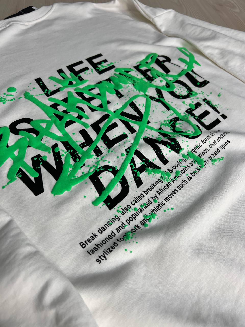 Світшот жіночий LSK 5258 довгий OS Білий (1830) - фото 6