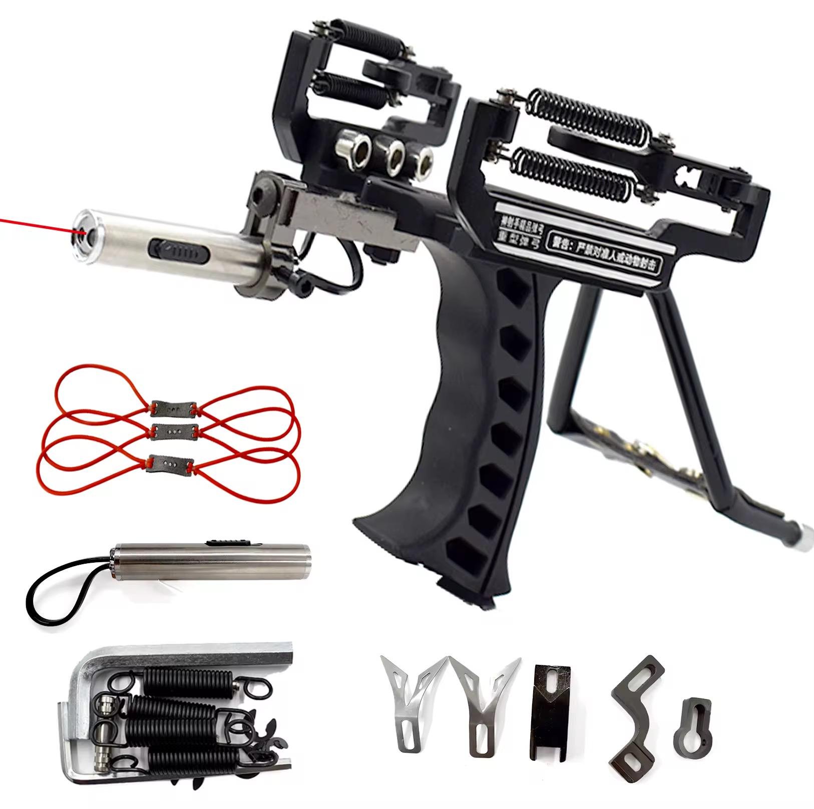 Рогатка блочна металева з упором надпотужна для риболовлі/полювання/спорту SFU Block - фото 4 Рогатка блочна металева з упором надпотужна для риболовлі/полювання/спорту SFU Block - фото 4