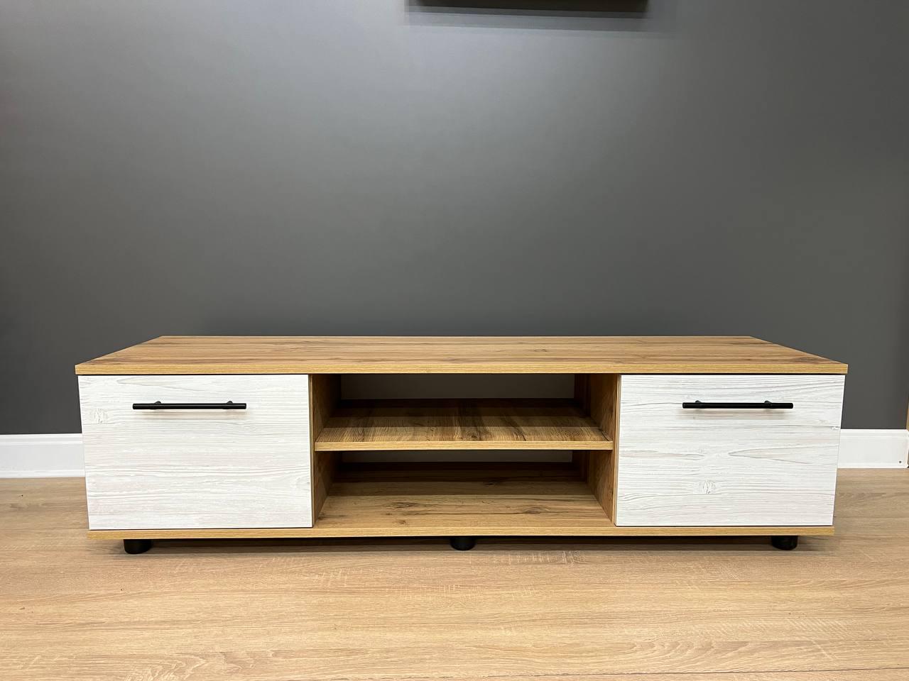 Тумба под телевизор Smart 1390х400х380 мм Дуб Аппалачи/Аляска - фото 8 Тумба под телевизор Smart 1390х400х380 мм Дуб Аппалачи/Аляска - фото 8